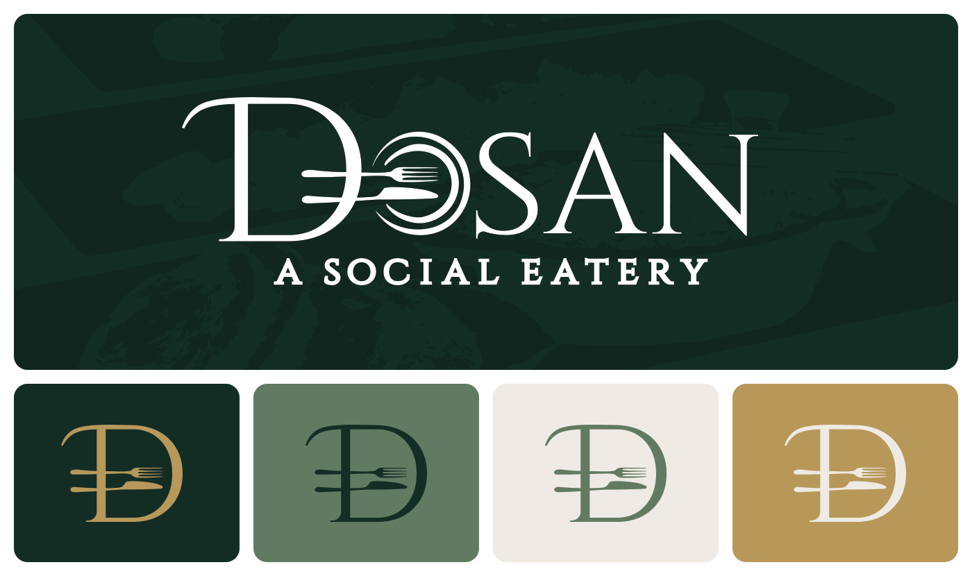 Dosan Logo Design Brand Standards by Octane Advertising Design