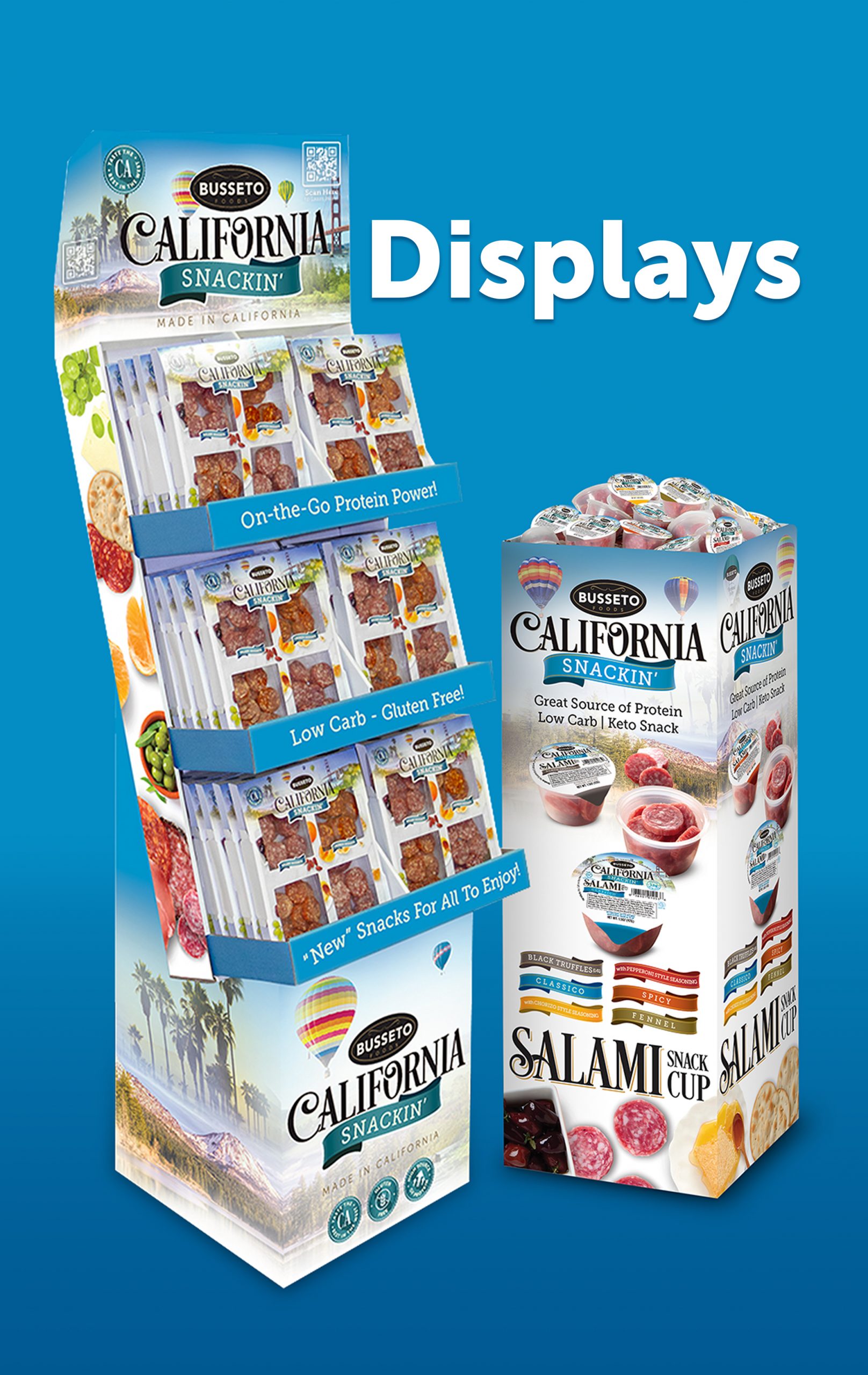 California Snackin' POS Display Design by Octane Advertising Design