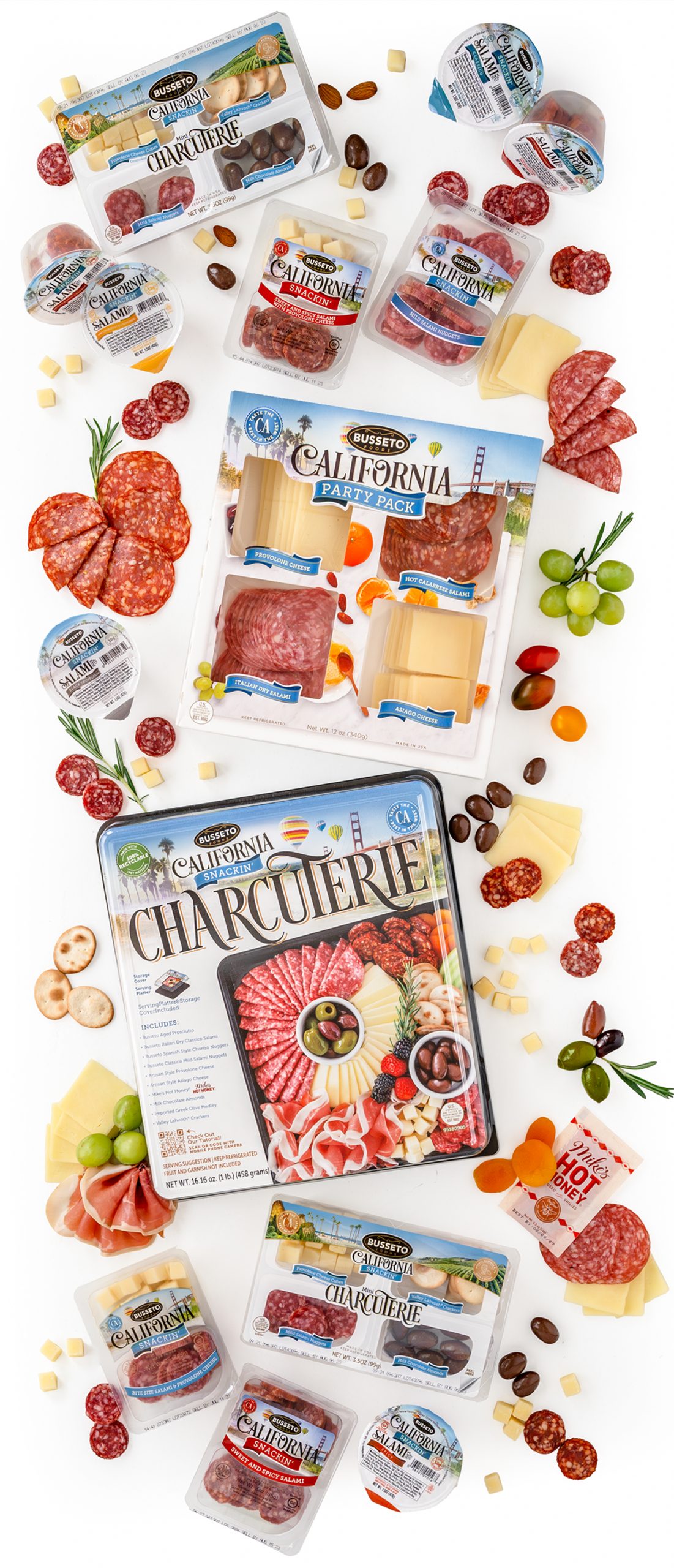 California Snackin' Package Design, Food Photography, Food Styling, by Octane Advertising Design