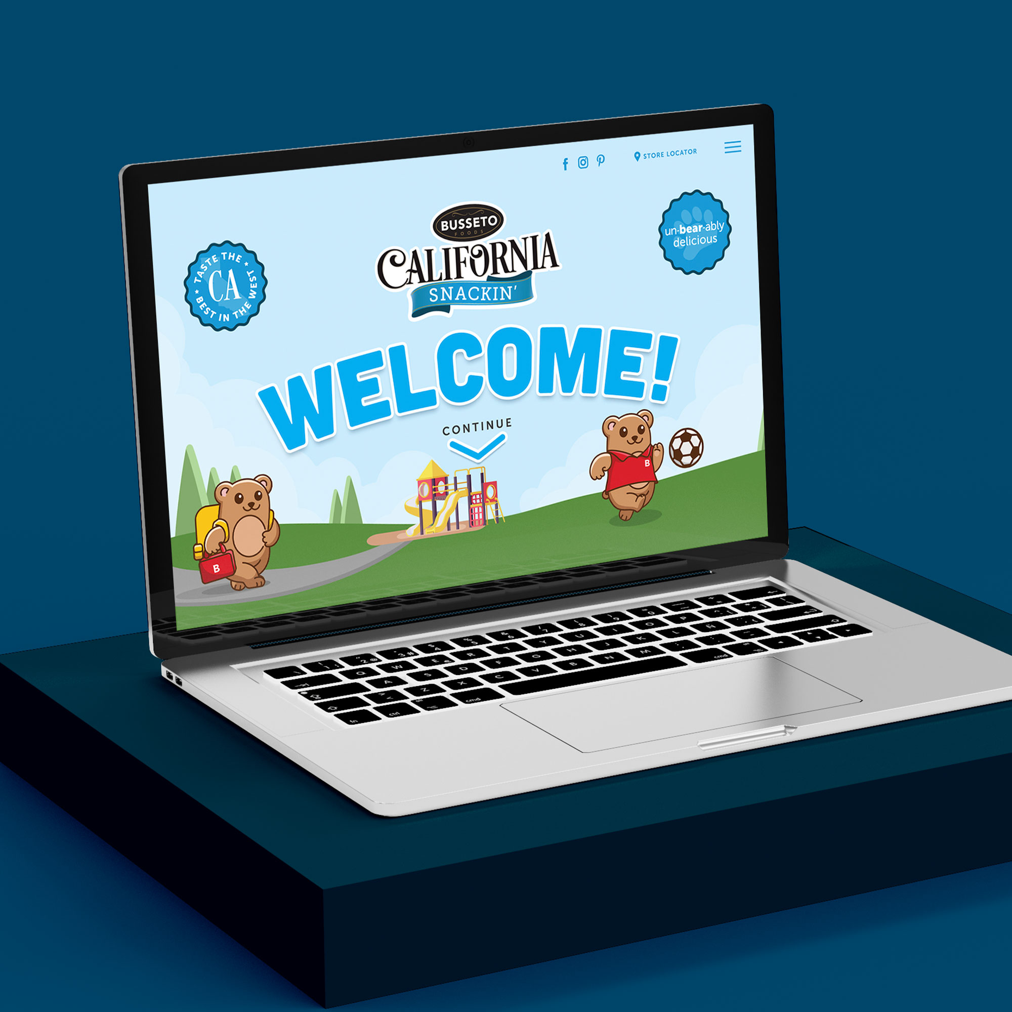 Calisnack Kids by California Snackin' Website Design by Octane Advertising Design