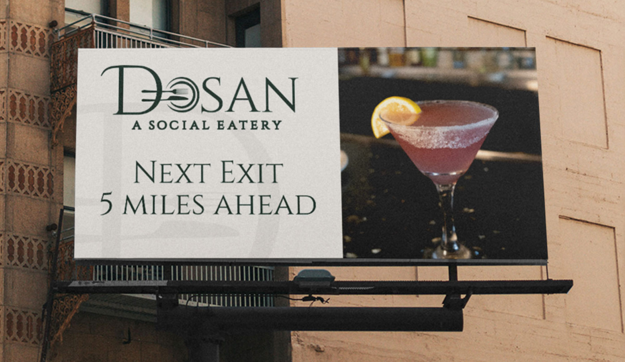 Dosan Logo Design Brand Billboard Design by Octane Advertising Design
