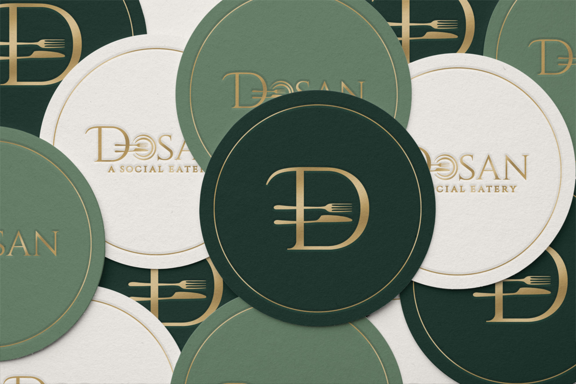 Dosan Logo Design Brand Coaster Design by Octane Advertising Design