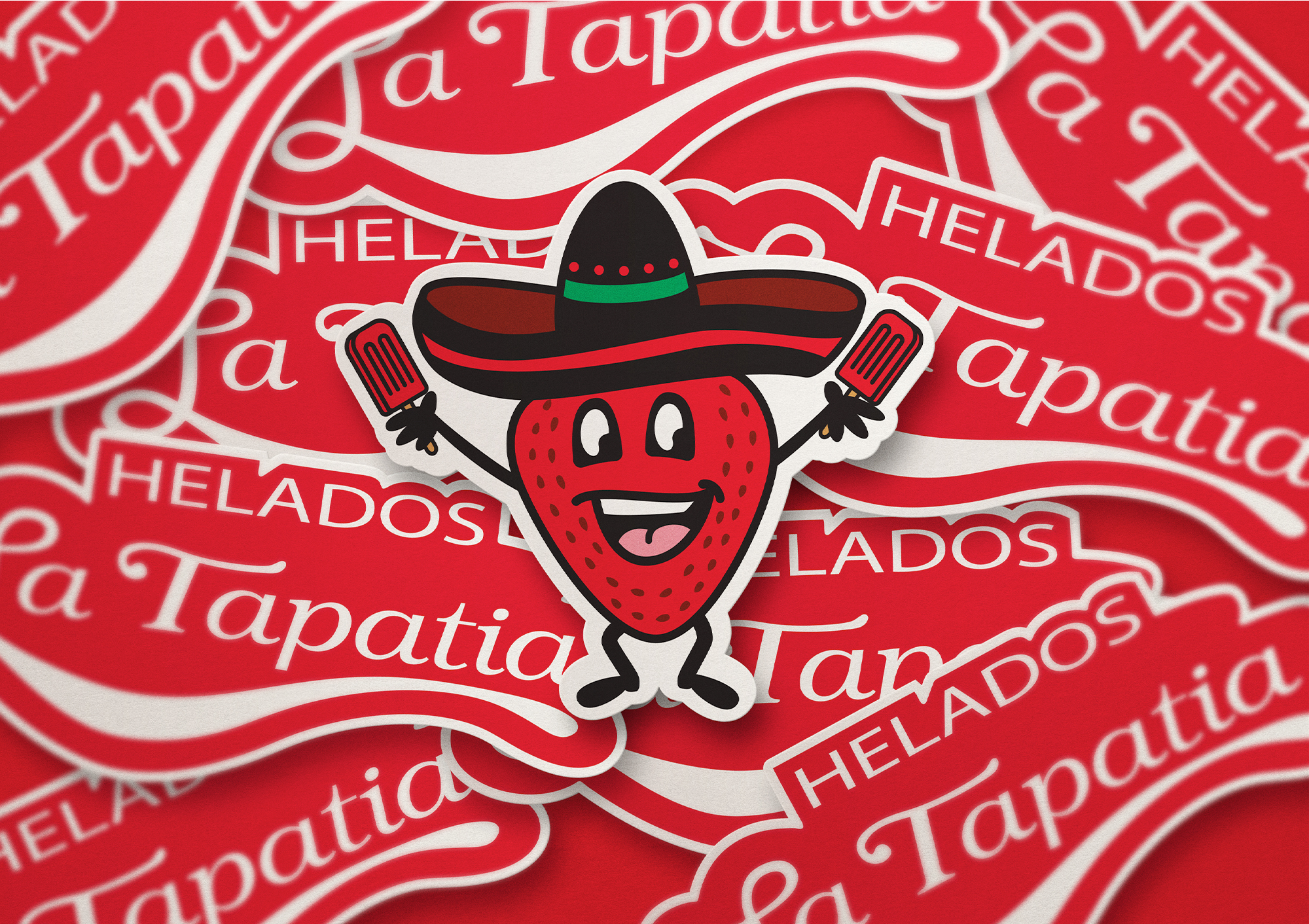 Helados la Tapatia logo icon branding design by Octane Advertising Design