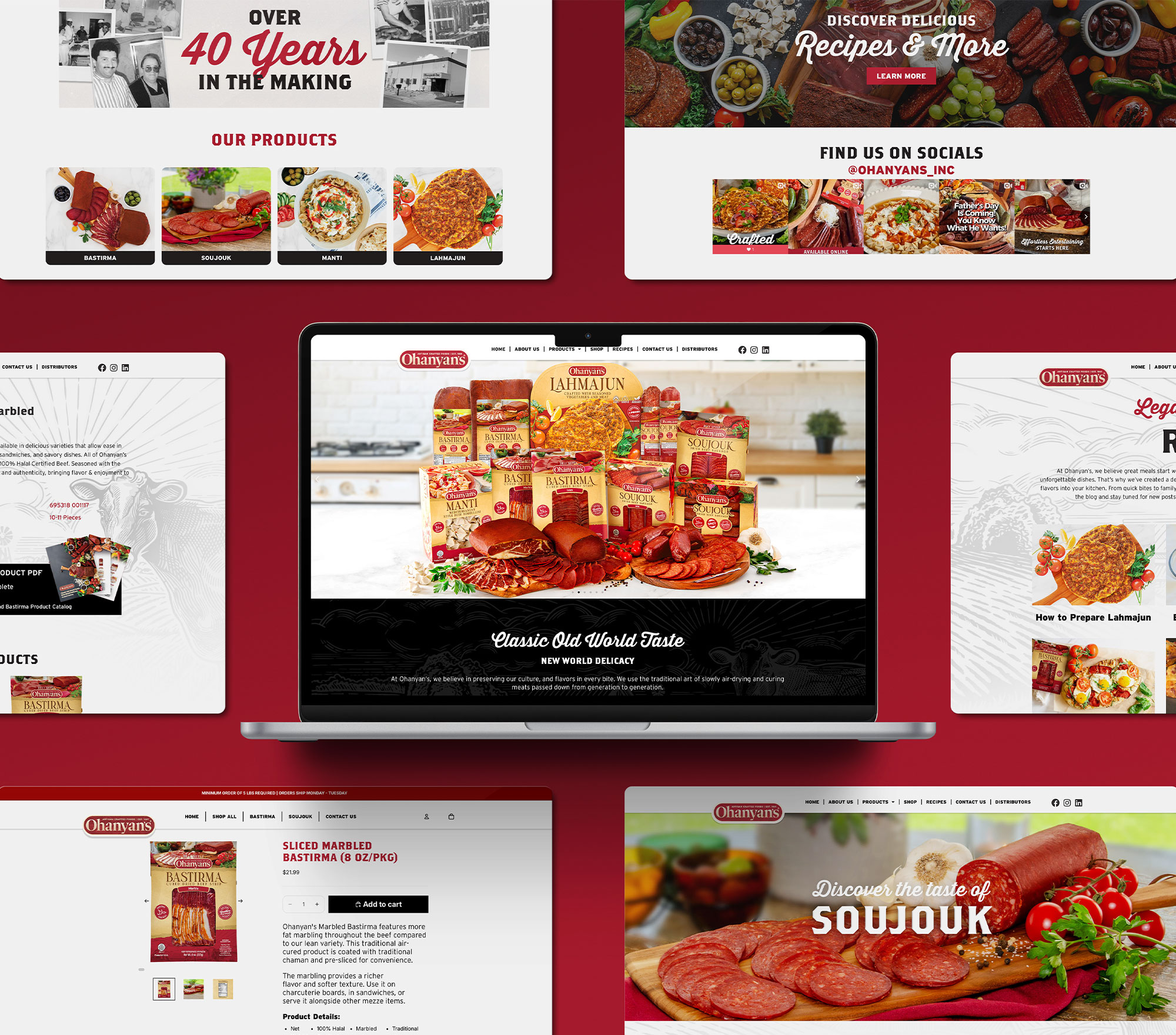 Octane Advertising & Design Ohanyan's website desktop design