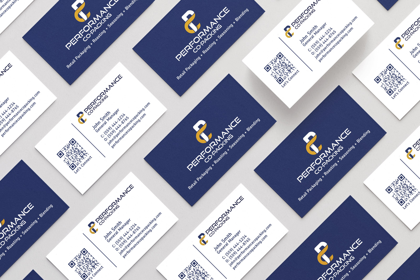 Octane Advertising & Design Performance-Co-Packing Business Card Design