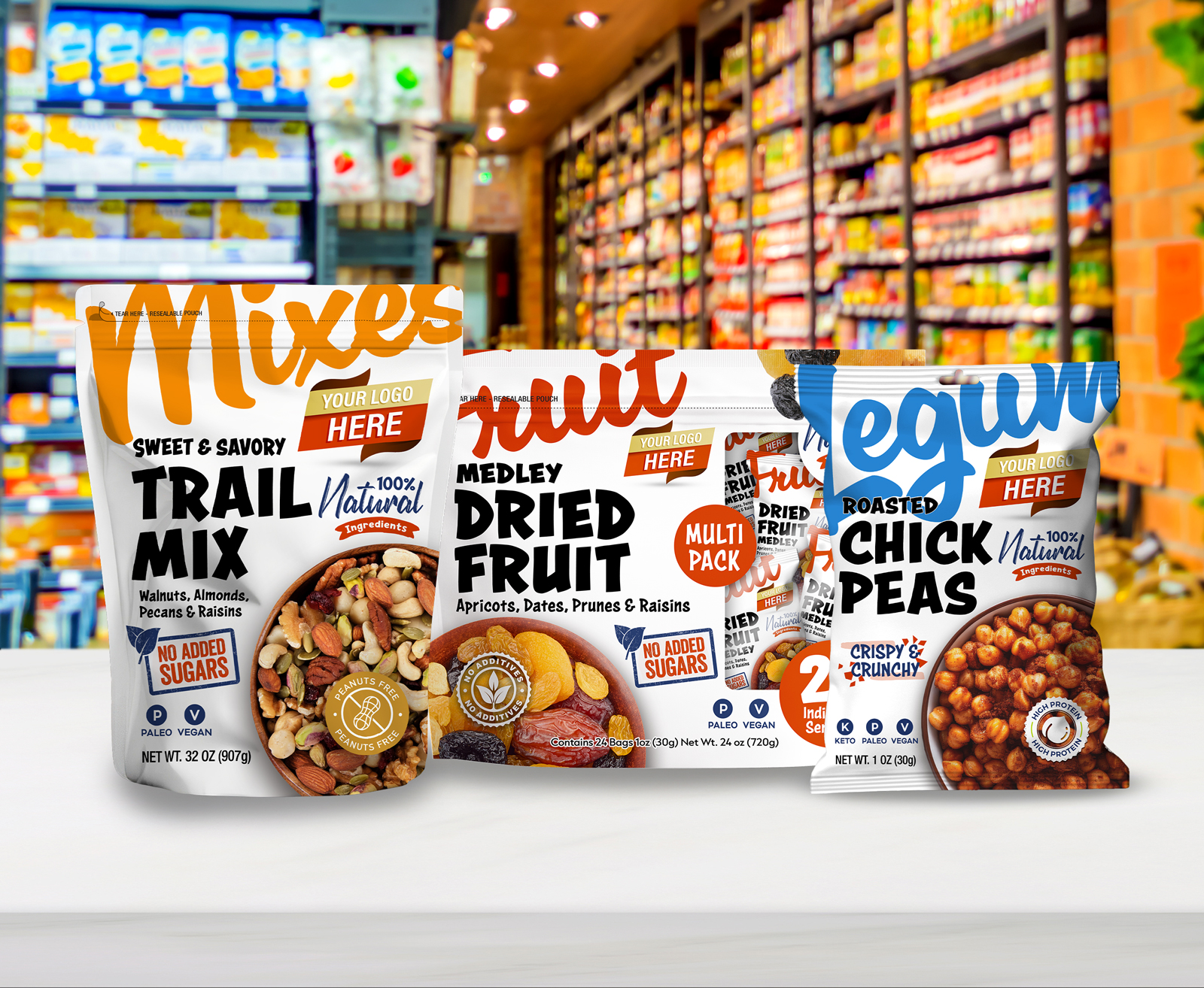 Octane Advertising & Design Performance-Co-Packing Food Packaging Design