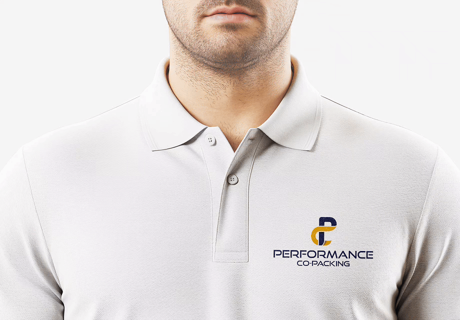 Octane Advertising & Design Performance-Co-Packing Logo Apparel Polo Shirt Design