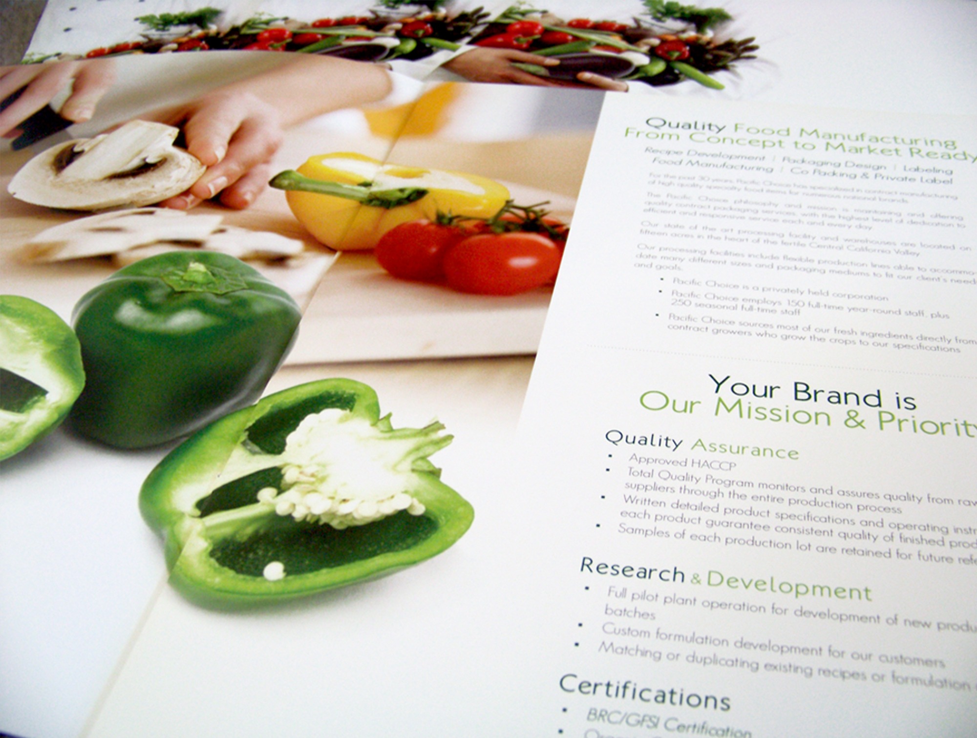 Pacific Choice Brochure Design by Octane Advertising Design