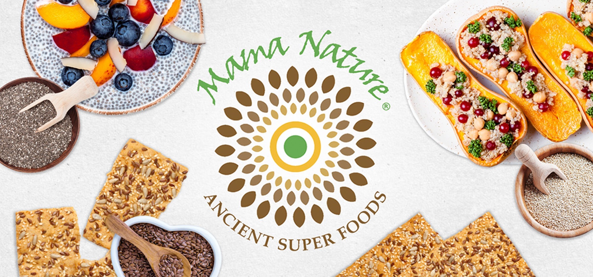 Mama Nature Ancient Super Foods Brand Inspiration by Octane Advertising Design