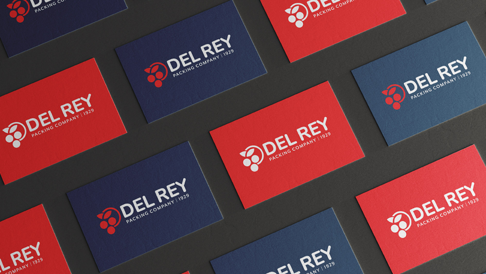 Del Rey Packing Logo Business Card Design Branding by Octane Advertising Design