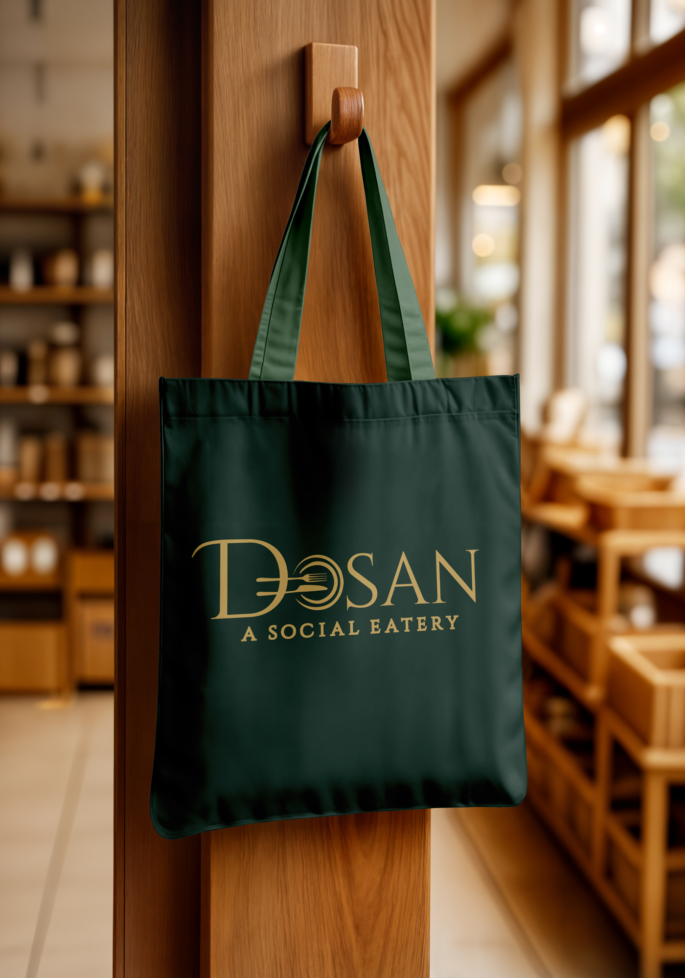 Dosan Branding Logo Tote Bag Design by Octane Advertising Design