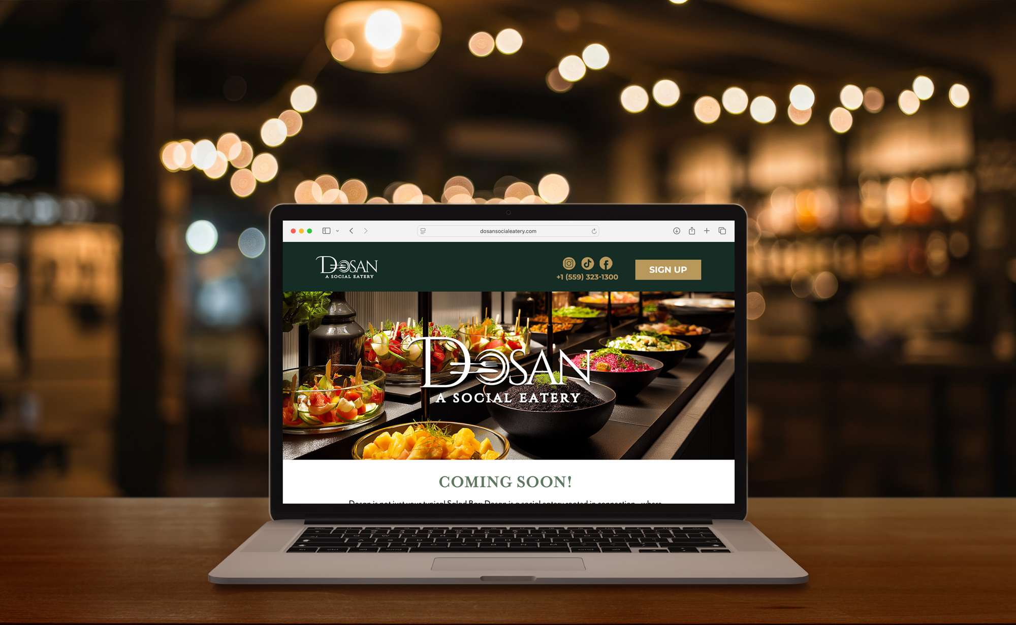 Dosan Logo Website Signage Design Branding by Octane Advertising Design