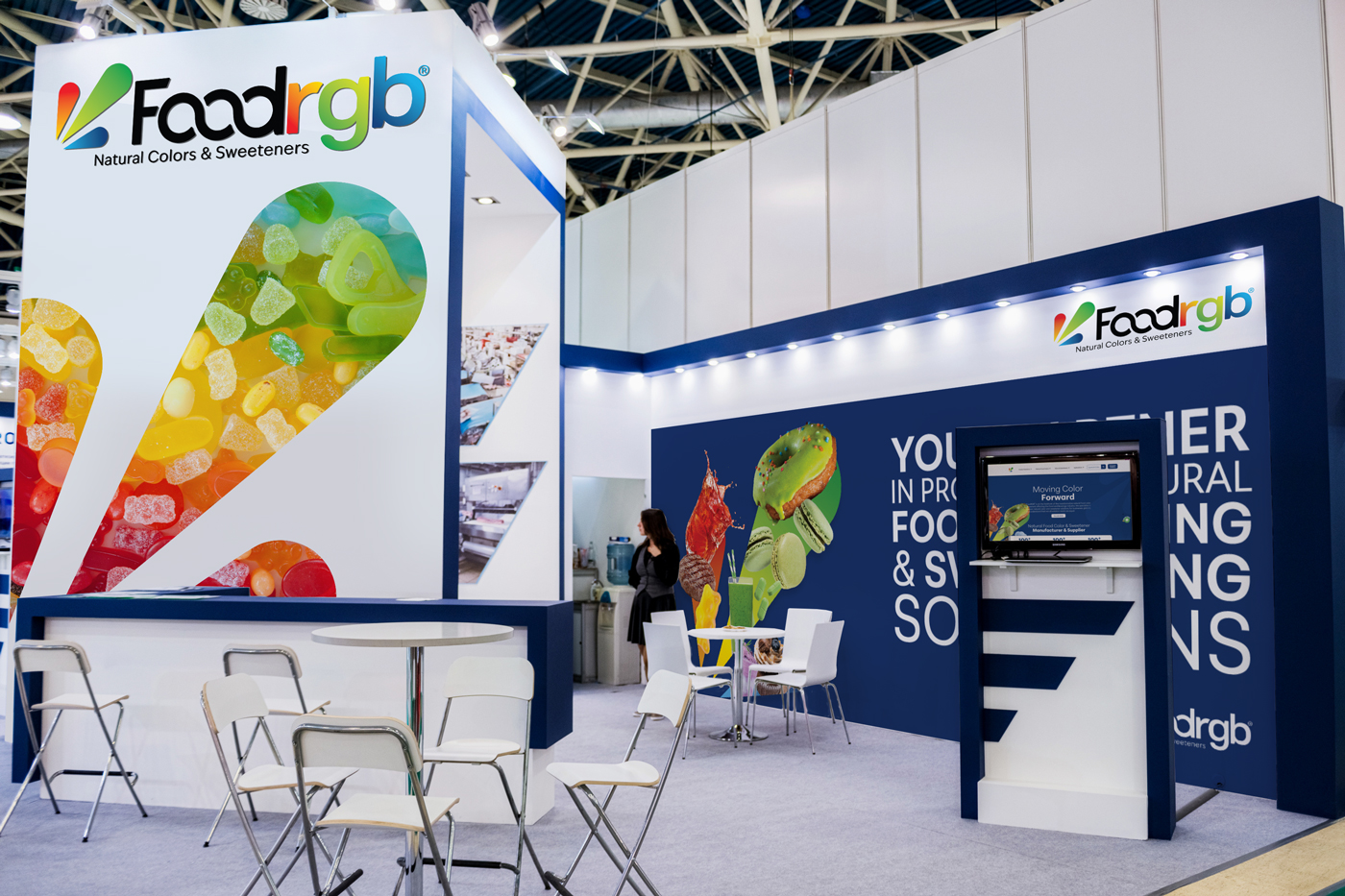 FoodRGB Branding Tradwshow design by Octane Advertising Design