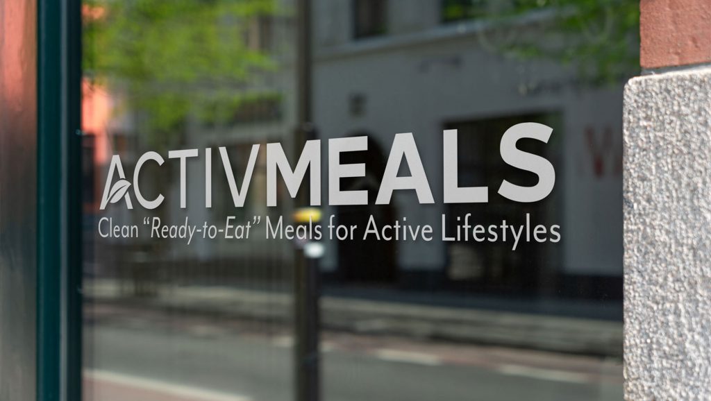 Octane Advertising & Design Activmeals Window Signage Design