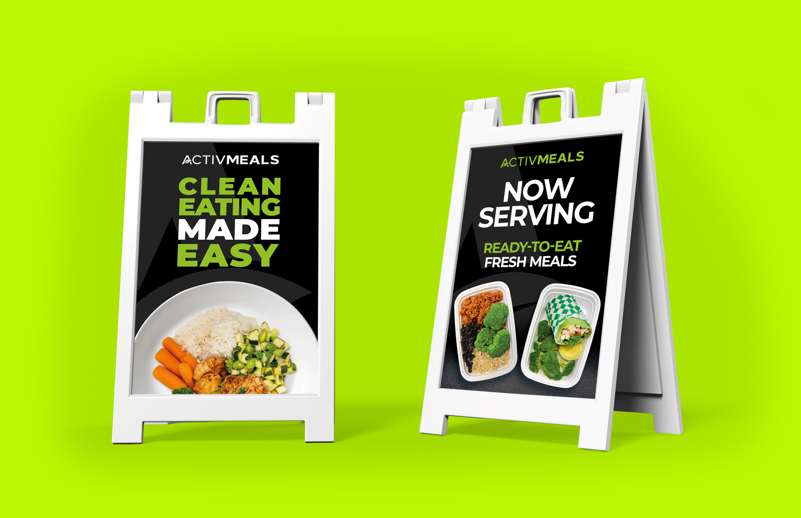 Octane Advertising & Design Activmeals A-Frame Sandwich Design